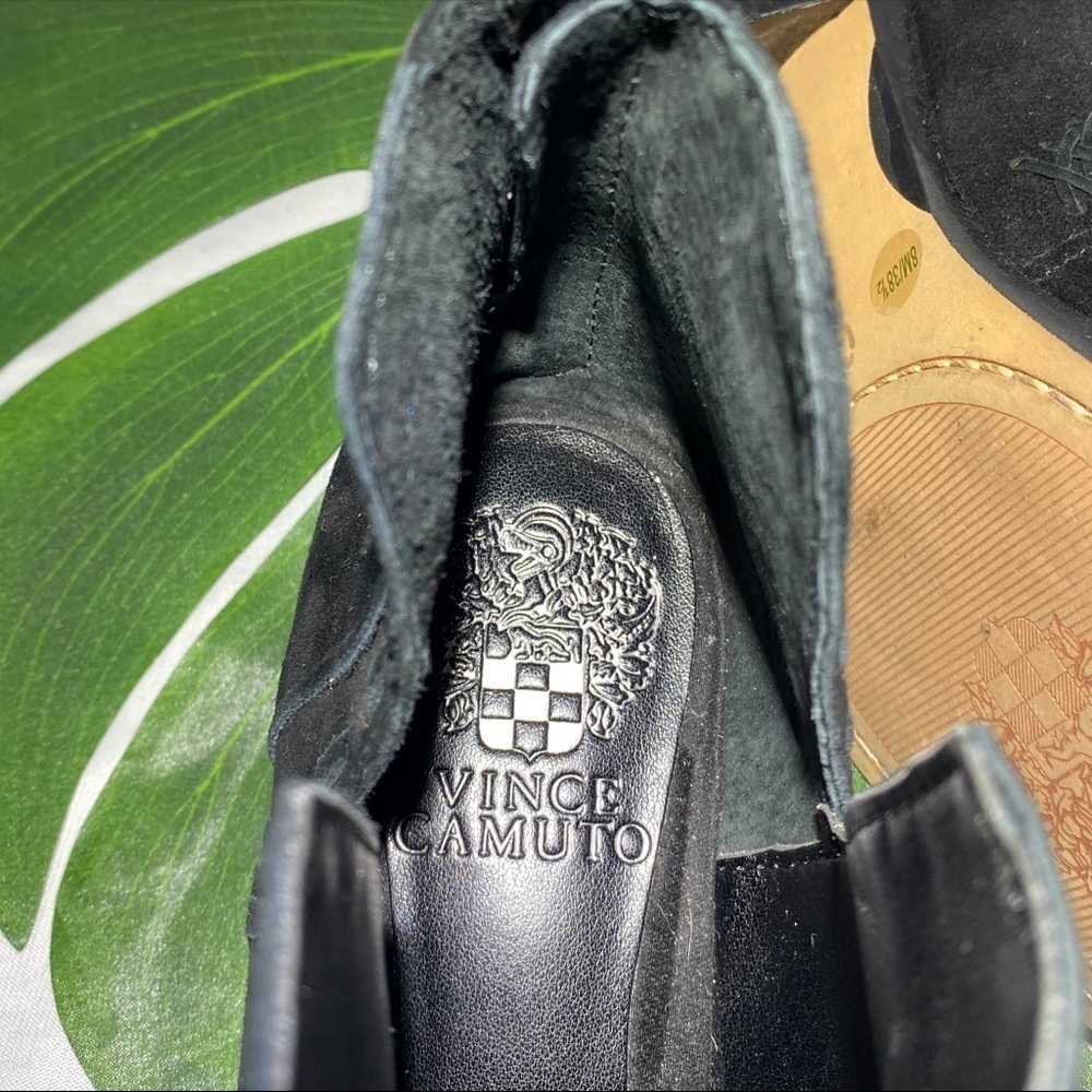 VINCE CAMUTO VC PRESITA BLACK SUEDE‎ BOOTIE​​​​​ - Picture 7 of 9